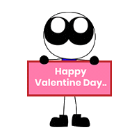 ayamkonai love art cartoon valentine Sticker