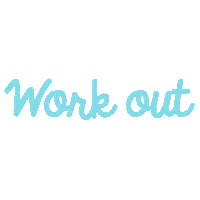 Working Out Sticker