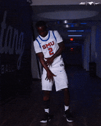 Mens Basketball Celebration GIF by SMUMBB
