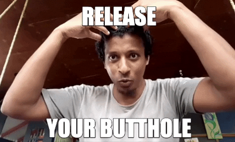 Danny_Archila giphygifmaker release butthole GIF