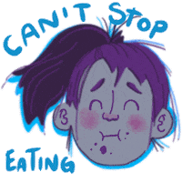 Krisdis fun drink eat wine Sticker