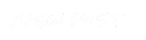 New Post 白 Sticker