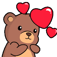 I Love You Kiss Sticker by BEARISH