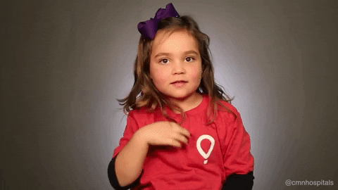 cute girl hair flip GIF by Children's Miracle Network Hospitals