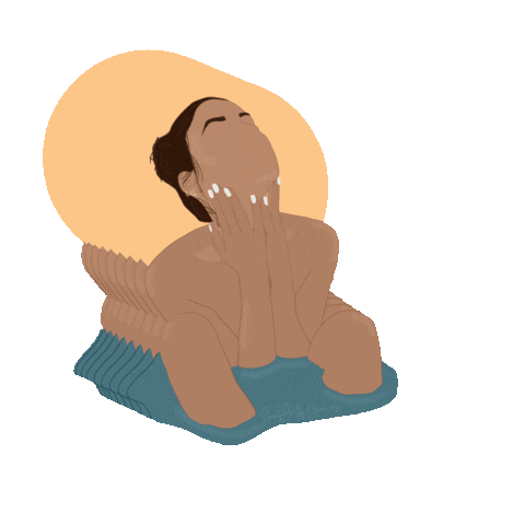 SoulArtbyHumus digital art self care self love bath Sticker