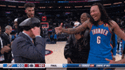 Oklahoma City Thunder Handshake GIF by NBA