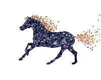 winterlichtmalerei horse competition military pferd Sticker