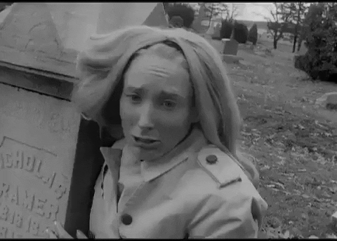 scared night of the living dead GIF