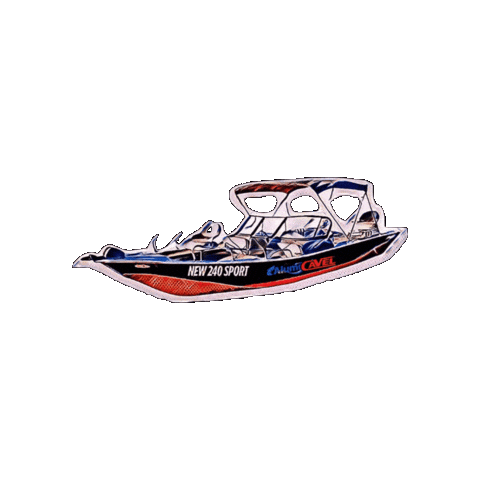 alumicavel giphygifmaker boat boats barco Sticker