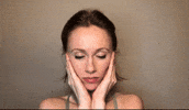 FaceYogabyKari face massage tension face yoga GIF
