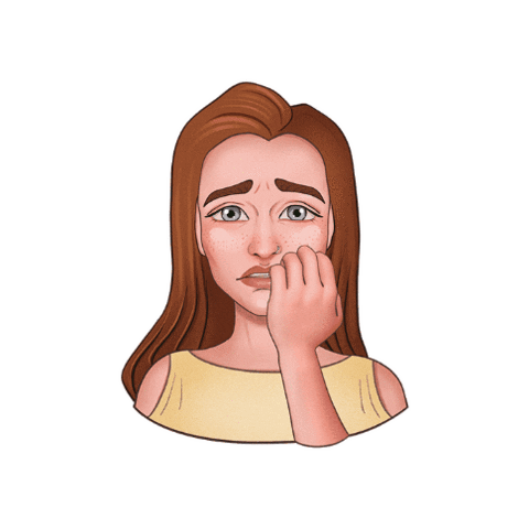 Sad Face Sticker