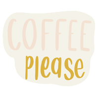 Pink Coffee Sticker