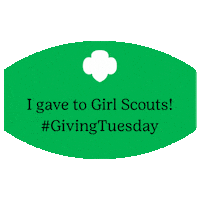 gswise giving tuesday girl scouts gswise gwise giving tuesday Sticker