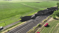 'Significant' Damage to Rail Tracks After Coal Train Derails Near Lawrence, Kansas