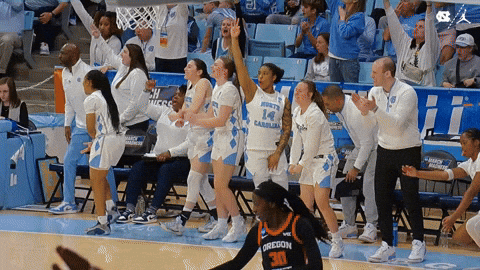 University Of North Carolina Basketball GIF by UNC Tar Heels