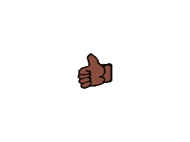 Well Done Thumbs Up Sticker
