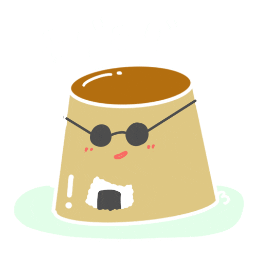 Pudding ぷりん Sticker