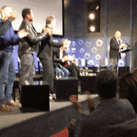 standing ovation applause GIF by The Paley Center for Media