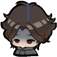 Sad Cartoon Sticker