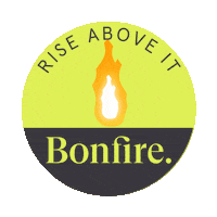 Rise Above It Burn Sticker by bonfirewomen