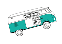 shorashim ride bus explore israel Sticker