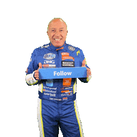 Tom Coronel Follow Sticker by Coronel Dakar