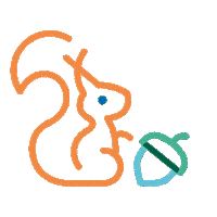 Squirrel Emmi Sticker by BGV