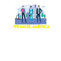 United States Usa Sticker by Smiles of People