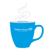 EndressHauserGroup blue mug eh endress Sticker