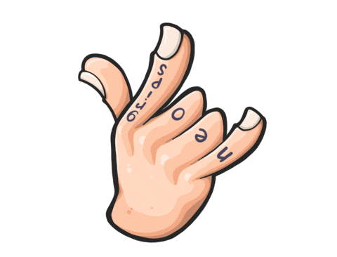 Metal Hand Sticker by NeoGrips