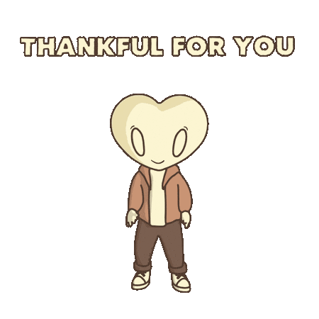 Thanksgiving Im Thankful For You Sticker by LT3 Creations