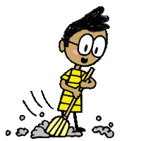 Dust Sweep Sticker by T. L. McBeth