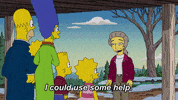 The Simpsons Help GIF by AniDom