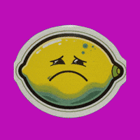 Sad Lemon GIF
