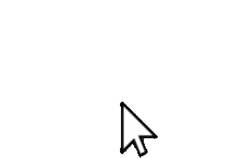 Sticker gif. Red YouTube 'subscribe' button flips into the frame and a white cursor hovers over it.