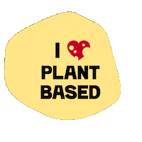 Plant Based Vegan Sticker by Mondarella