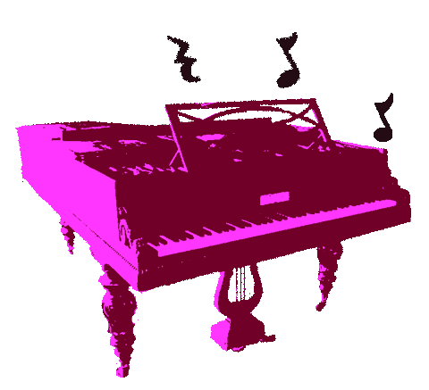 Classical Music Pink Sticker