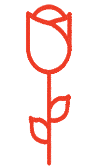 Rose Love Sticker by Kodie Shane