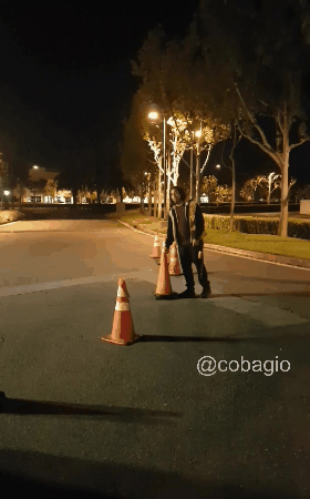 safety cone GIF