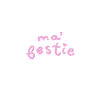 idalyguerrero love pink lettering friend Sticker
