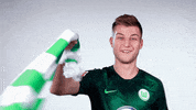 waving robin knoche GIF by VfL Wolfsburg