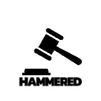 HammeredAuctions trading property investing hammered Sticker