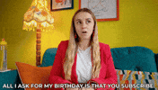 Youtube Birthday GIF by HannahWitton