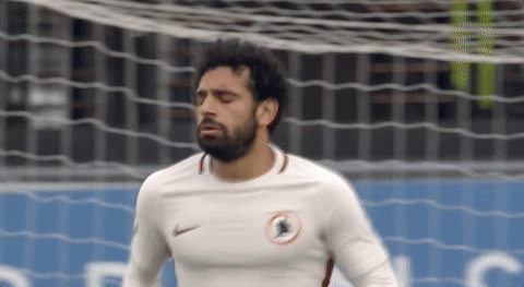 mohamed salah wow GIF by AS Roma