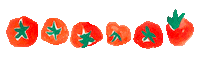 Summer Tomato Sticker by Variety Hour Studio
