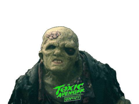 Toxic Avenger Growl Sticker by Signature Entertainment