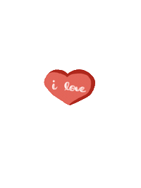I Love You Heart Sticker