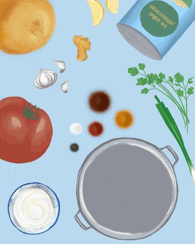 Paintedplaces giphyupload food yummy cooking GIF