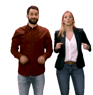 Look Pointing Sticker by GewinnArena