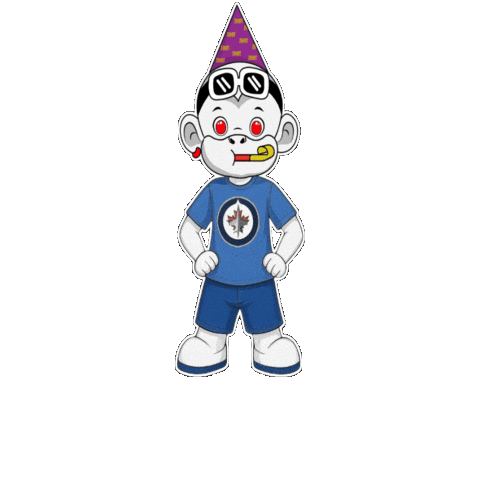 Blue White W Sticker by Zhot